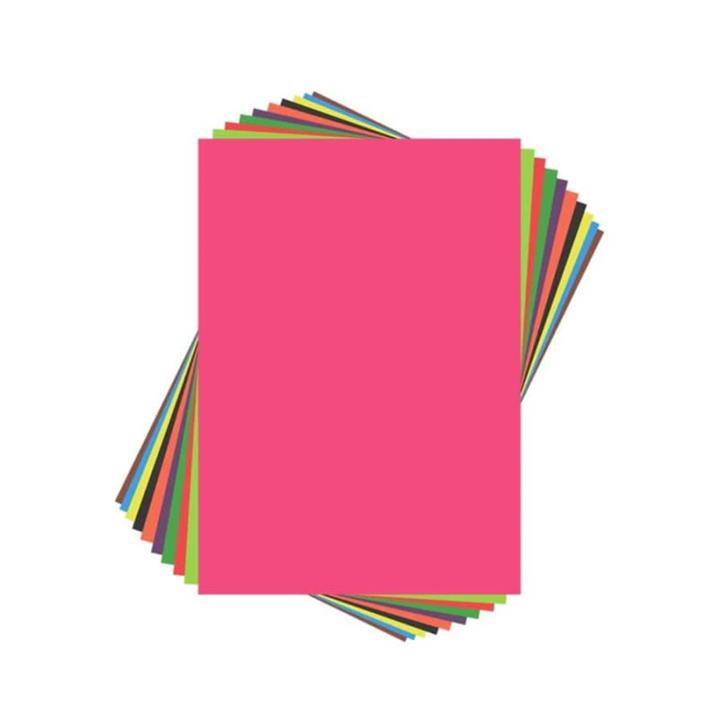 کاغذ رنگی A4 متین مدل روغنی بسته 10 عددی